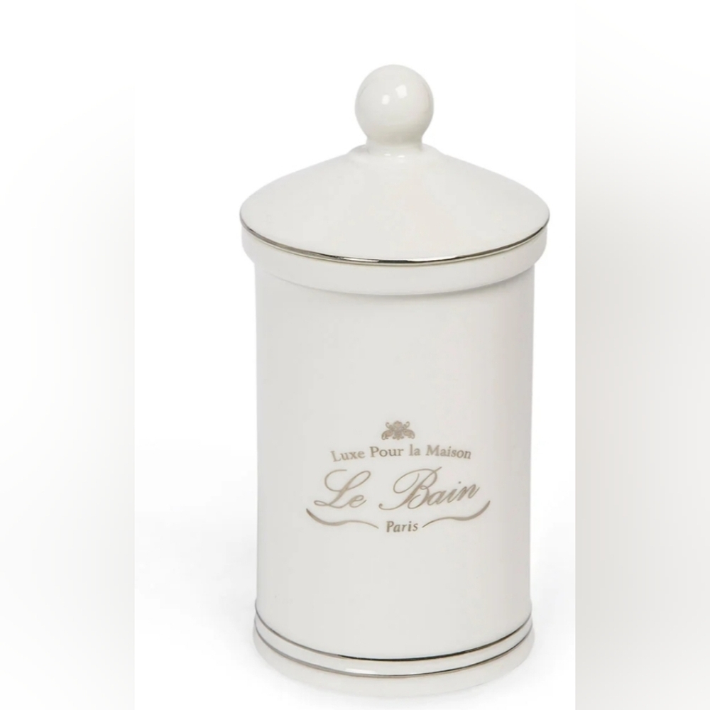 Kassatex Le Bain Collection Bathroom Accessories - Cotton Jar